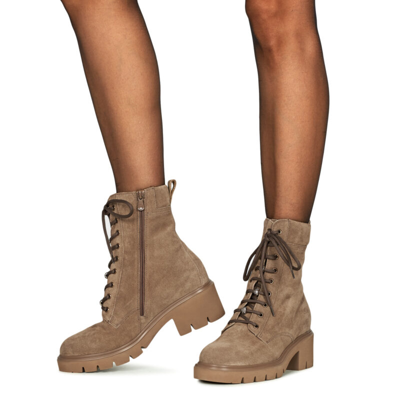 NeroGiardini I514812D-501 Braune Damen-Ankle-Boots - Gr&ouml;&szlig;e 8