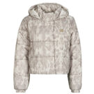 Vans MTE Hillgate AOP Cropped Puffer Jacket Beige Women's Down Jackets - 1