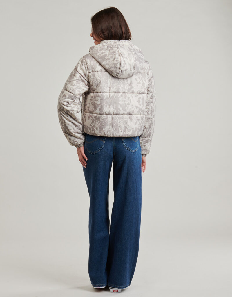 Vans MTE Hillgate AOP Cropped Puffer Jacket Beige Women's Down Jackets - 4