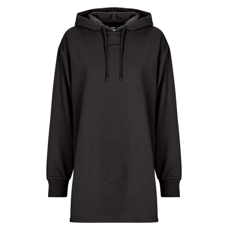 Kurzes Kleid Vans FLEECE DRESS Schwarz Kurze Kleider Damen - 1