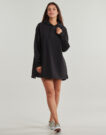 Kurzes Kleid Vans FLEECE DRESS Schwarz Kurze Kleider Damen - 2