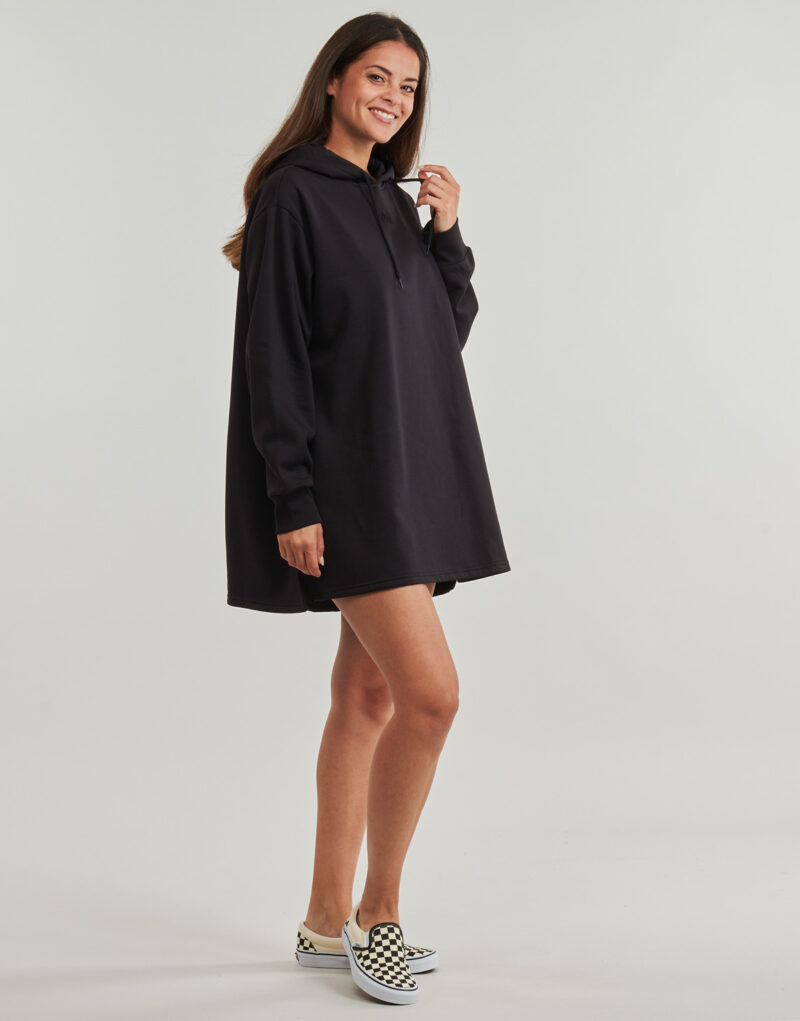 Kurzes Kleid Vans FLEECE DRESS Schwarz Kurze Kleider Damen - 3