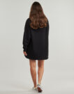 Kurzes Kleid Vans FLEECE DRESS Schwarz Kurze Kleider Damen - 4