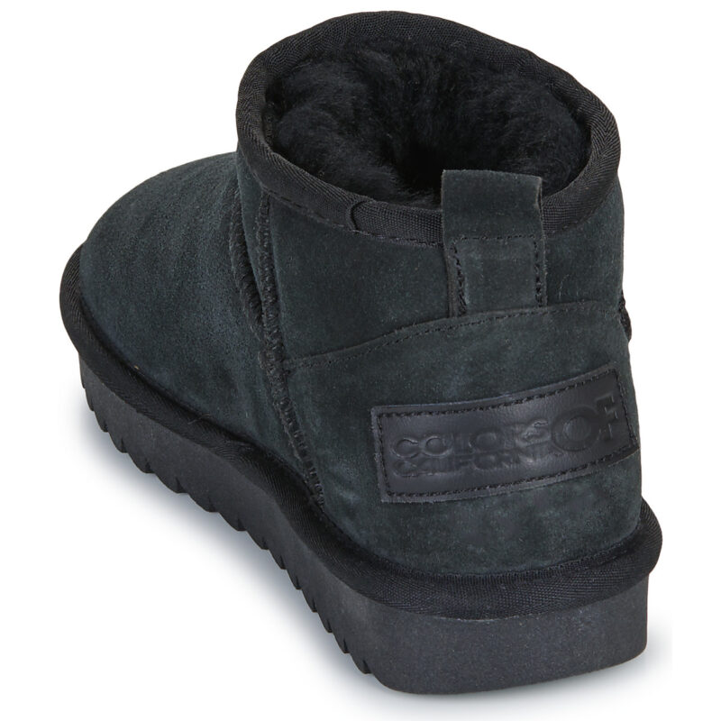 Colors of California SHORT SHEEPSKIN BOOT Nero Stivaletti Donna - 5