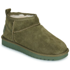 Colors of California  SHORT SHEEPSKIN BOOT  Kaki -  Stivaletti Donna