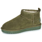 Colors of California SHORT SHEEPSKIN BOOT Kaki Stivaletti Donna - 4