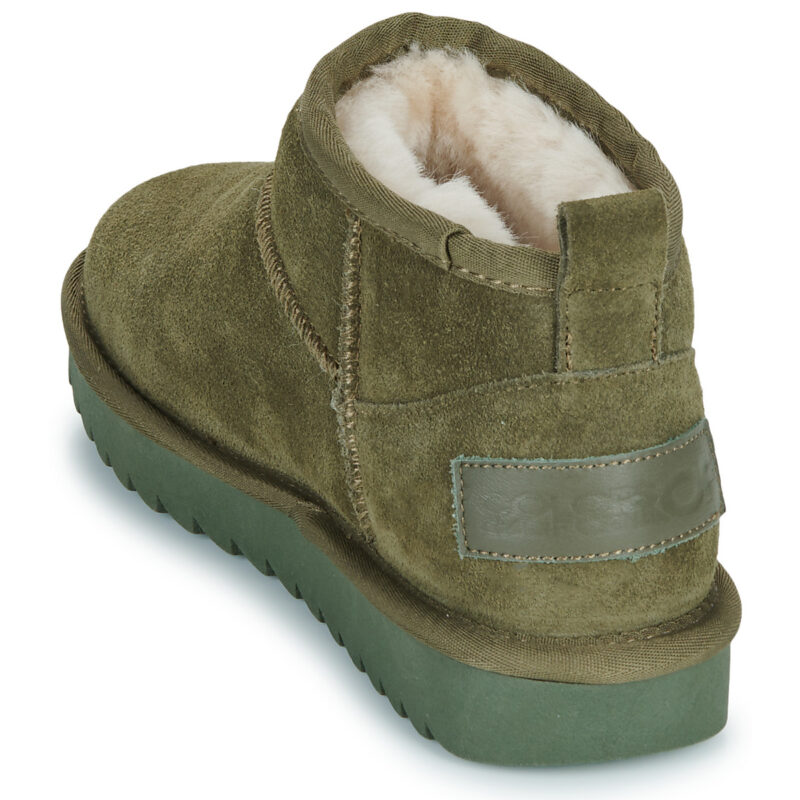 Colors of California SHORT SHEEPSKIN BOOT Kaki Stivaletti Donna - 5