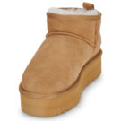 Colors of California PLATFORM SHEEPSKIN BOOT Marrone Stivaletti Donna - 3