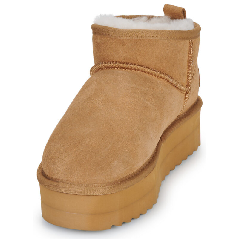 Colors of California PLATFORM SHEEPSKIN BOOT Marrone Stivaletti Donna - 3