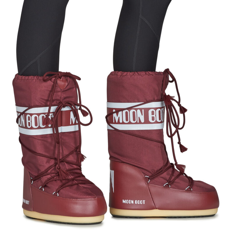 Moon Boot  MB ICON NYLON  Rosso -  Scarpe da neve Donna - 8