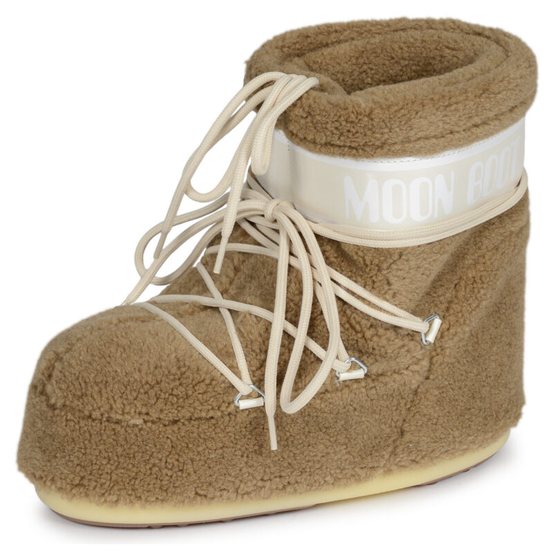 Moon Boot MB ICON LOW FLEECE Marrone Scarpe da neve Donna - 4