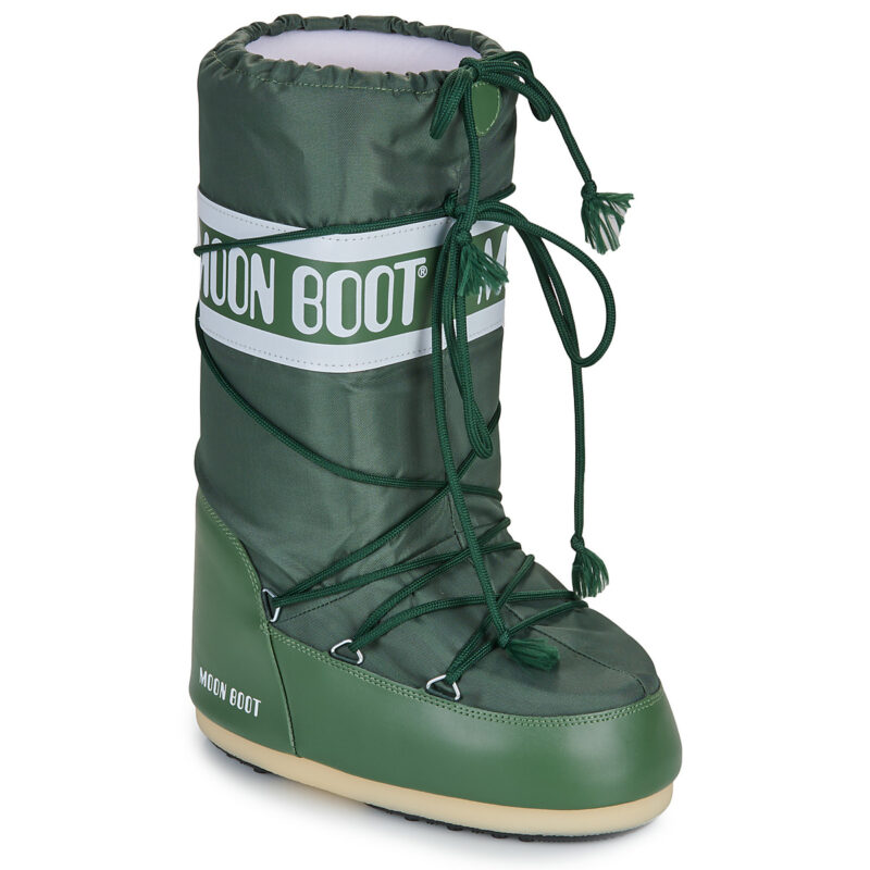 Moon Boot  MB ICON NYLON  Verde -  Scarpe da neve Donna - 1