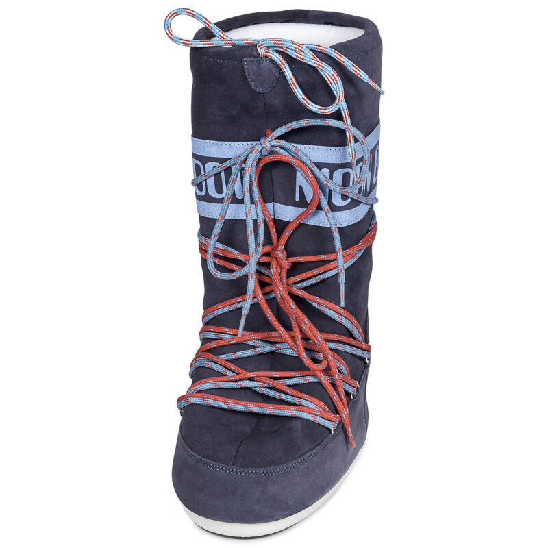 Moon Boot  MB ICON SUEDE LACES  Blu -  Scarpe da neve Donna - 3