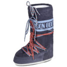 Moon Boot  MB ICON SUEDE LACES  Blu -  Scarpe da neve Donna - 4