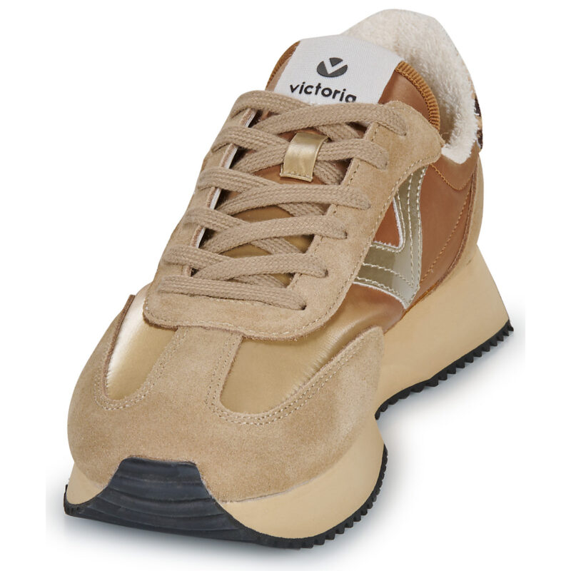 Victoria COSMOS Braune Low Sneakers f&uuml;r Damen - Gr&ouml;&szlig;e 3