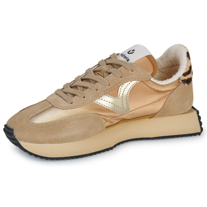 Victoria COSMOS Braune Low Sneakers f&uuml;r Damen - Gr&ouml;&szlig;e 4