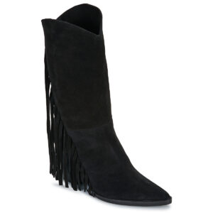 Exé Shoes  515-ORLANDO-SUEDE-BLACK  Nero -  Stivali con tacco  Donna