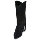 Exé Shoes 515-ORLANDO-SUEDE-BLACK Nero Stivali con tacco Donna - 3
