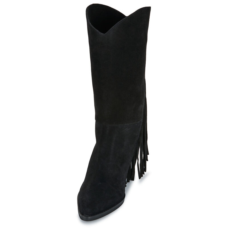 Exé Shoes 515-ORLANDO-SUEDE-BLACK Nero Stivali con tacco Donna - 3