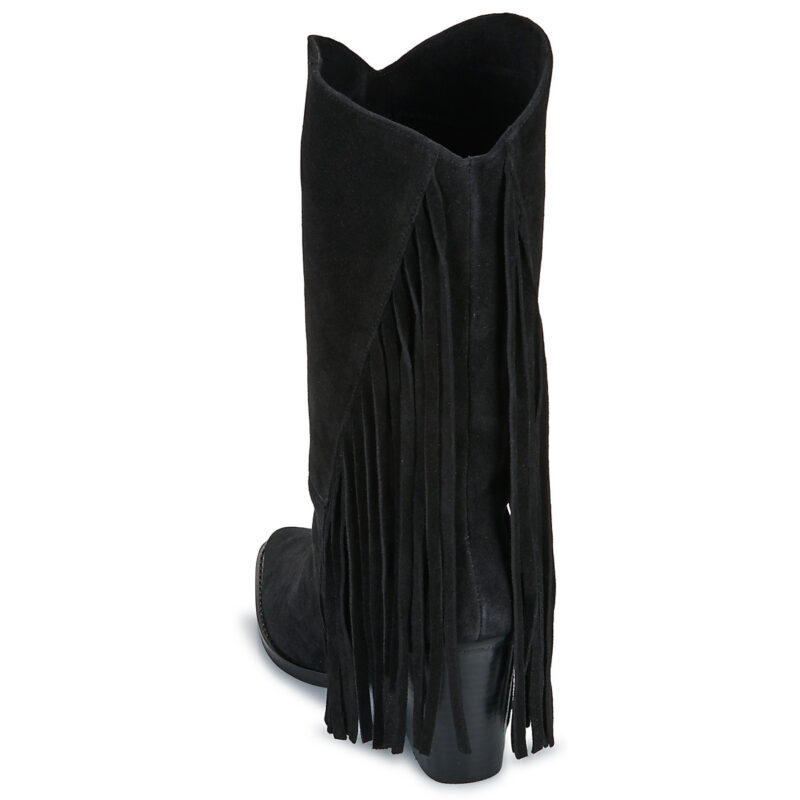 Exé Shoes 515-ORLANDO-SUEDE-BLACK Nero Stivali con tacco Donna - 5