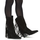 Exé Shoes 515-ORLANDO-SUEDE-BLACK Nero Stivali con tacco Donna - 8