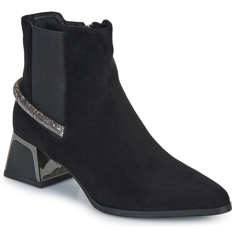 Exé Shoes P1811-T941-FABRIC-BLACK Nero Stivaletti Donna - 1