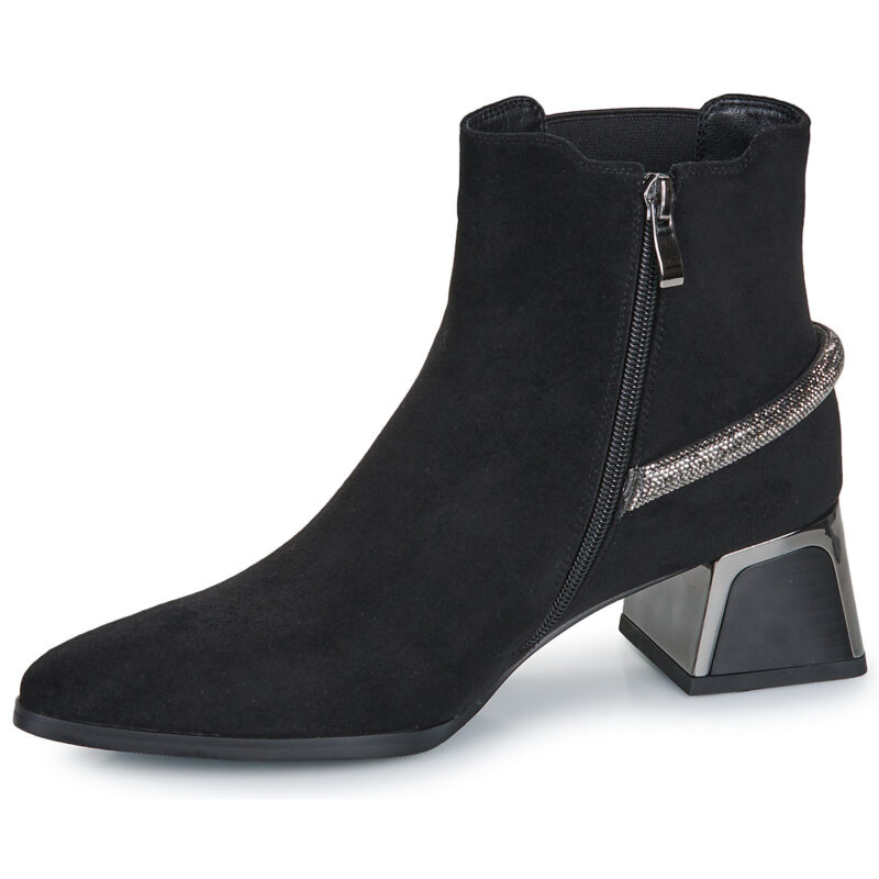Exé Shoes P1811-T941-FABRIC-BLACK Nero Stivaletti Donna - 4