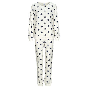 Completi pigiami  Petit Bateau  CLOWN  Bianco -  Completi pigiami Abbigliamento Donna