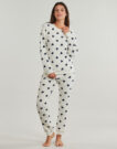 Petit Bateau CLOWN Wei&szlig; Schlafanzug-Sets Damen - 2
