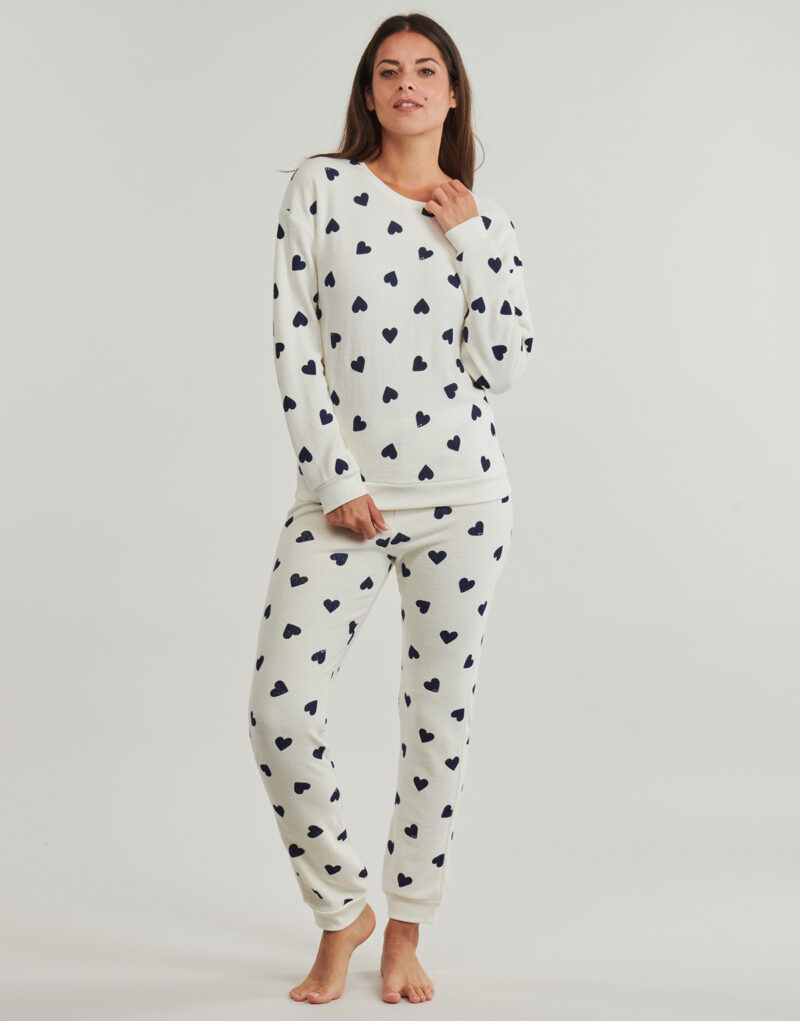 Petit Bateau CLOWN Wei&szlig; Schlafanzug-Sets Damen - 2
