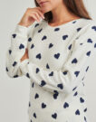 Petit Bateau CLOWN Wei&szlig; Schlafanzug-Sets Damen - 5