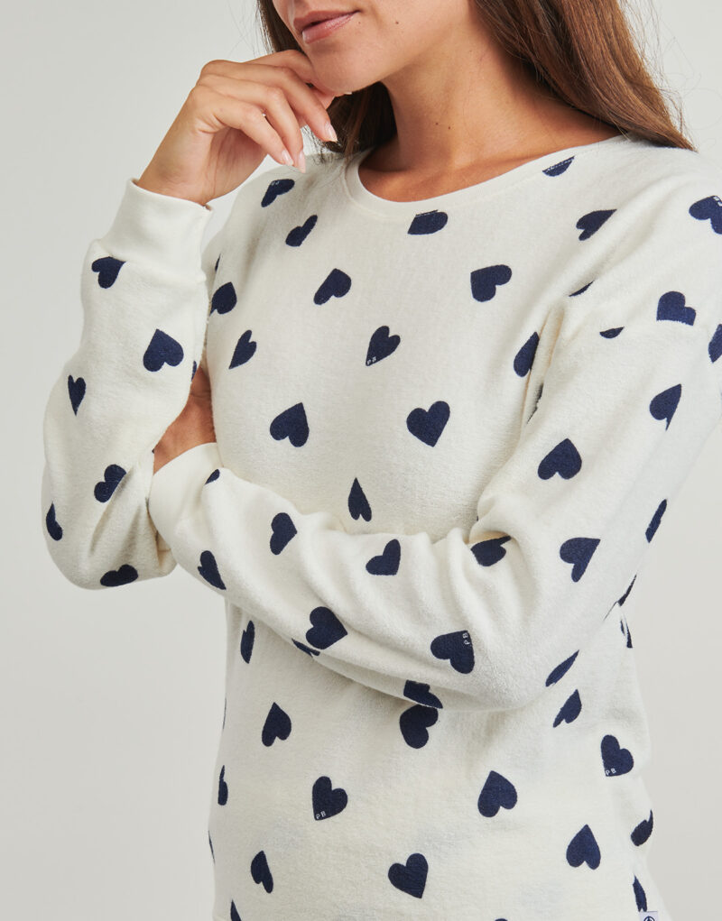 Petit Bateau CLOWN Wei&szlig; Schlafanzug-Sets Damen - 5