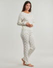 Petit Bateau CLUST Pyjamasets Wei&szlig; Damen-Pyjamasets - 3
