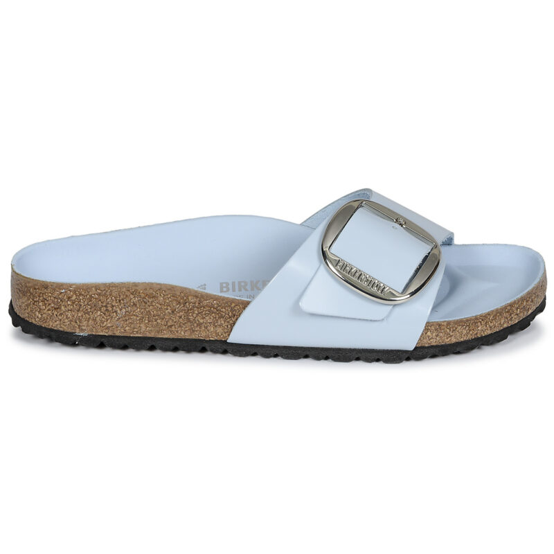 Chaussons femme BIRKENSTOCK Madrid &agrave; grosse boucle marron / montants / clairs / bleu clair / bleu b&eacute;b&eacute; / bleu &eacute;troit - Pointure 2