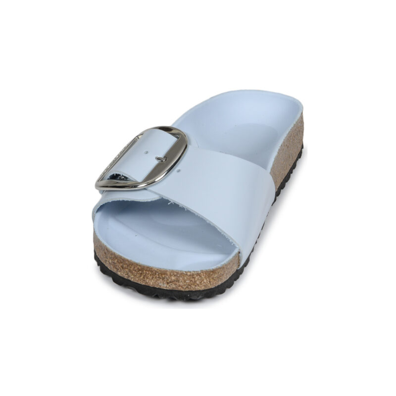 Chaussons femme BIRKENSTOCK Madrid &agrave; grosse boucle marron / montants / clairs / bleu clair / bleu b&eacute;b&eacute; / bleu &eacute;troit - Pointure 3