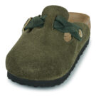 BIRKENSTOCK Boston Pelle / Huilé / Suede / Timo / Stretto Kaki Zoccoli Donna - 3
