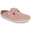BIRKENSTOCK Boston Soft / Footbed / Suede / Pink / Argilla / Stretta Rosa Zoccoli Donna