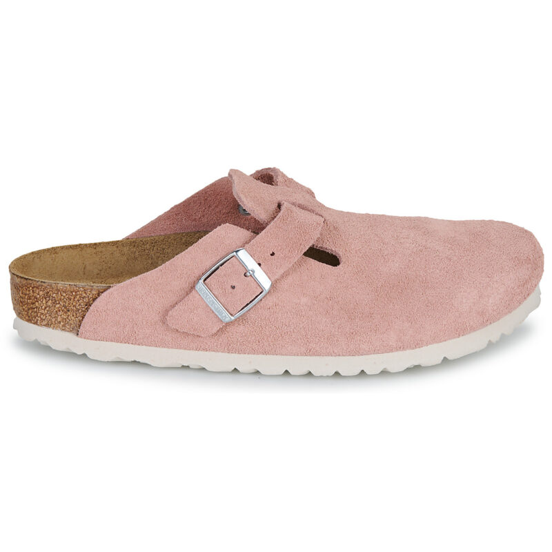 BIRKENSTOCK Boston Soft / Footbed / Suede / Pink / Argilla / Stretta Rosa Zoccoli Donna - 2