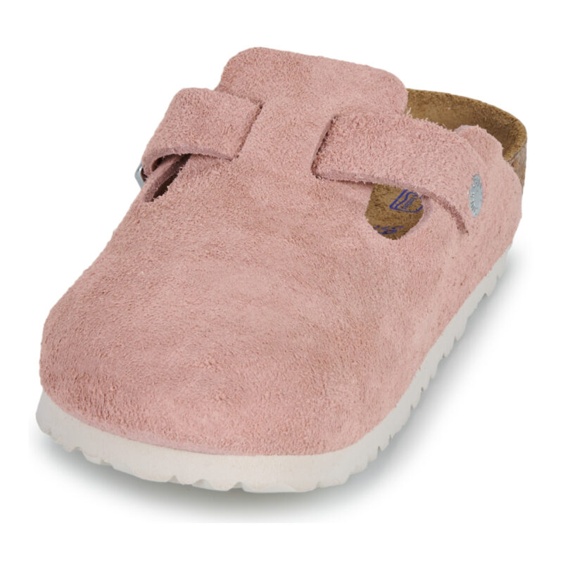 BIRKENSTOCK Boston Soft / Footbed / Suede / Pink / Argilla / Stretta Rosa Zoccoli Donna - 3