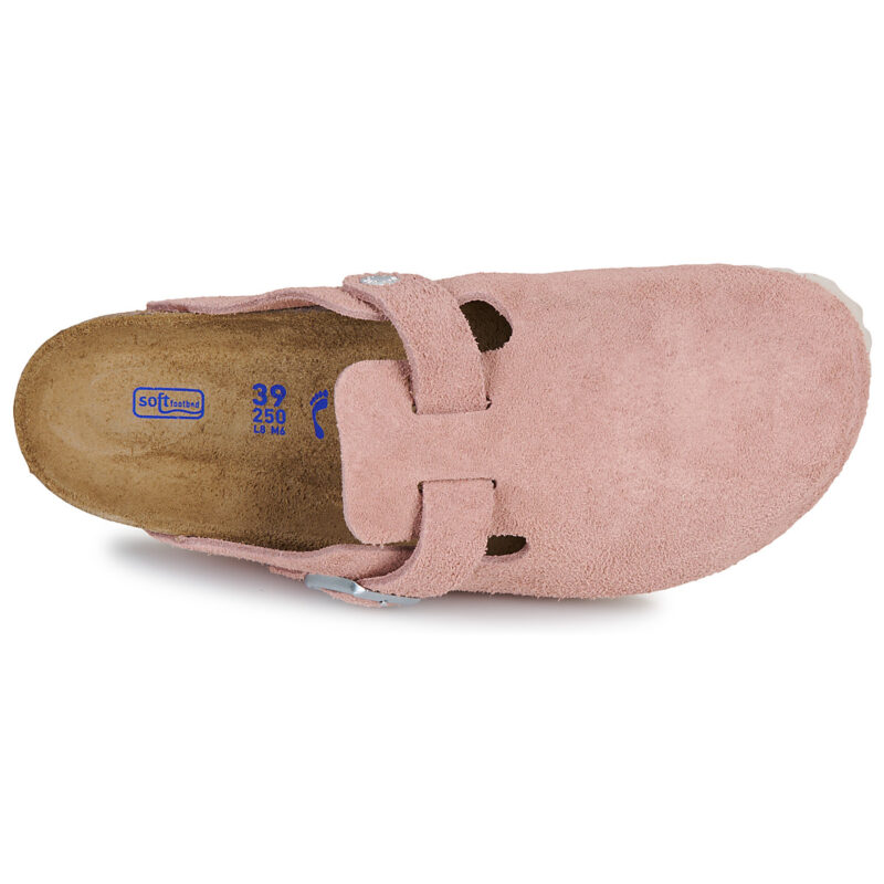 BIRKENSTOCK Boston Soft / Footbed / Suede / Pink / Argilla / Stretta Rosa Zoccoli Donna - 6