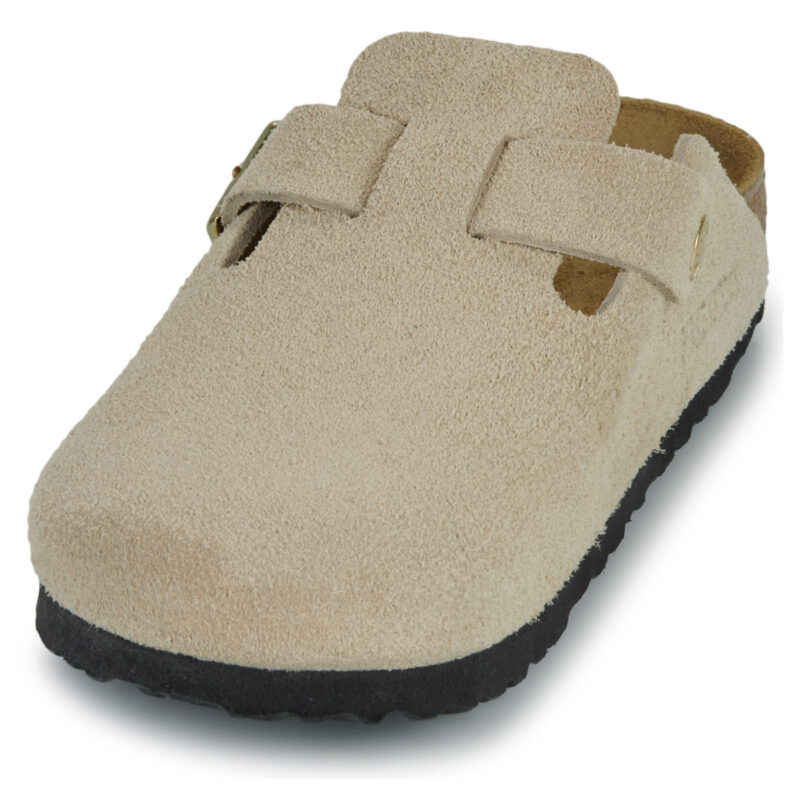 BIRKENSTOCK Boston Suede / Sandcastle / Stretto Beige Zoccoli Donna - 3