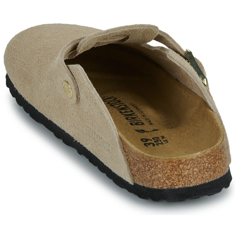 BIRKENSTOCK Boston Suede / Sandcastle / Stretto Beige Zoccoli Donna - 5