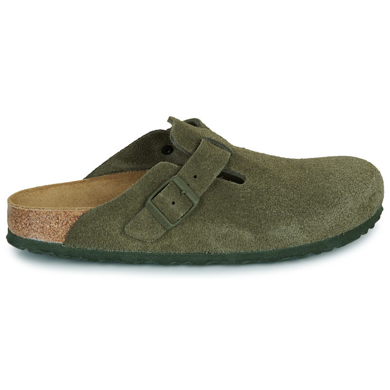 BIRKENSTOCK Boston Suede / Timo / Stretto Kaki Zoccoli Donna - 2