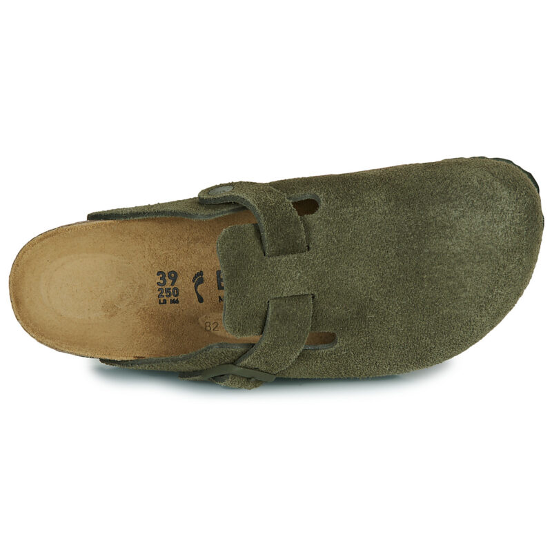 BIRKENSTOCK Boston Suede / Timo / Stretto Kaki Zoccoli Donna - 6