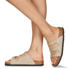 BIRKENSTOCK Florida Birko-flor / Sandcastle / Narrow Beige Women's Clog - 8