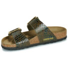 BIRKENSTOCK Sydney Cushion Buckle Leather / Brown / Shiny / Snake / Sage / Straight / Regular Brown Ciabatta Woman - 4