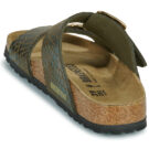 BIRKENSTOCK Sydney Cushion Buckle Leather / Brown / Shiny / Snake / Sage / Straight / Regular Brown Ciabatta Woman - 5