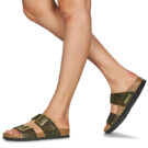 BIRKENSTOCK Sydney Cushion Buckle Leather / Brown / Shiny / Snake / Sage / Straight / Regular Brown Ciabatta Woman - 8