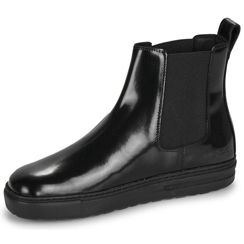 BIRKENSTOCK Bend Chelsea Pelle / High / Luce / Black / Stretto Nero Stivaletti Donna - 4