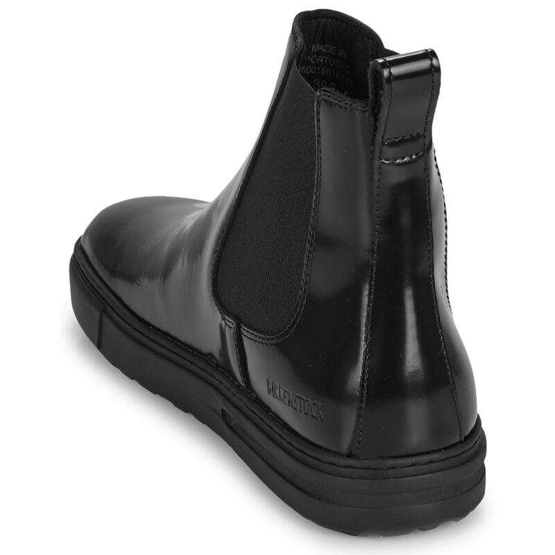 BIRKENSTOCK Bend Chelsea Pelle / High / Luce / Black / Stretto Nero Stivaletti Donna - 5